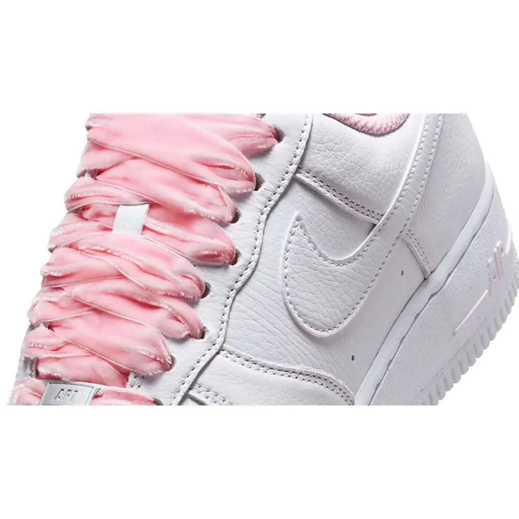 Nike Air Force 1 Low Pink Foam Ribbon Laces Women's
